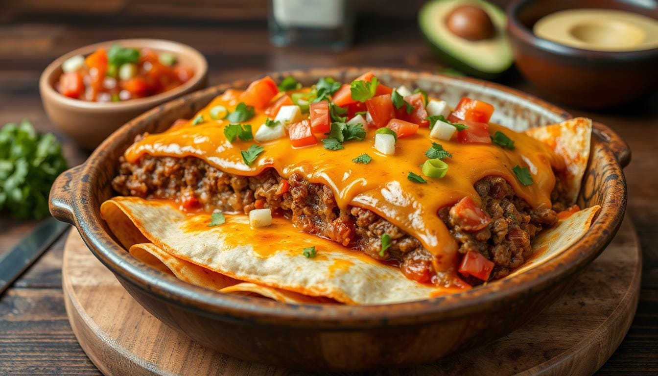 Beef Enchilada Casserole