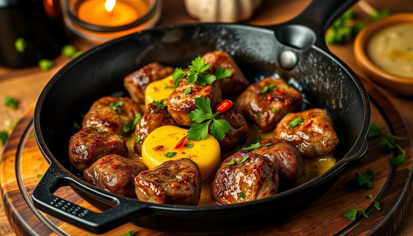 Cajun Garlic Butter Steak Bites