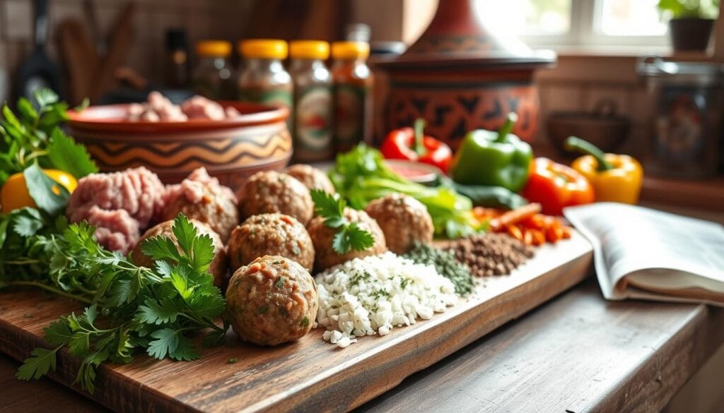 Homemade Moroccan Meatballs