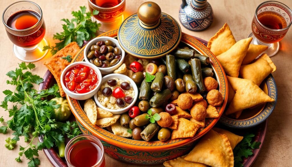 Moroccan appetizers