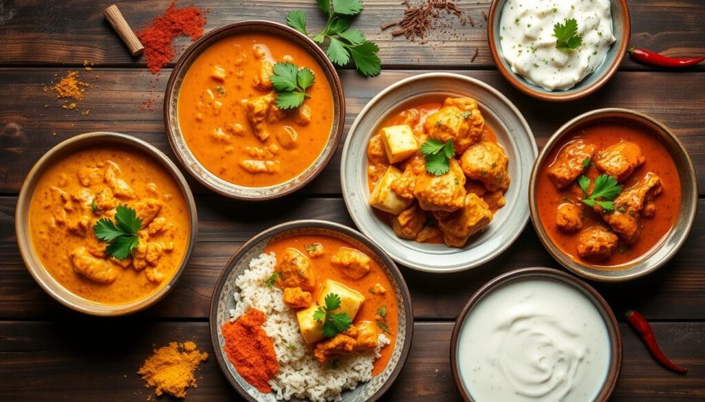 butter chicken variations