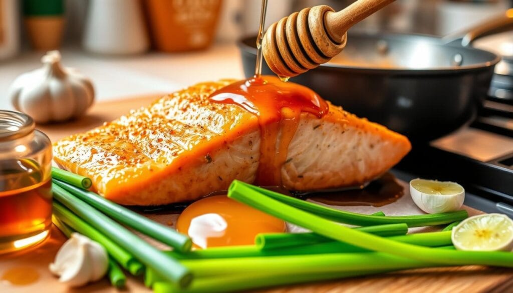 how to cook glazed salmon