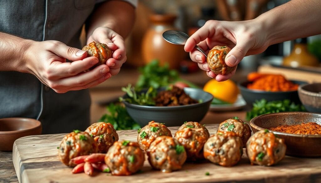 meatball shaping techniques