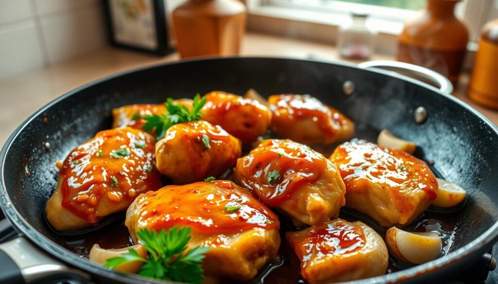 Honey Garlic Chicken Cooking Method