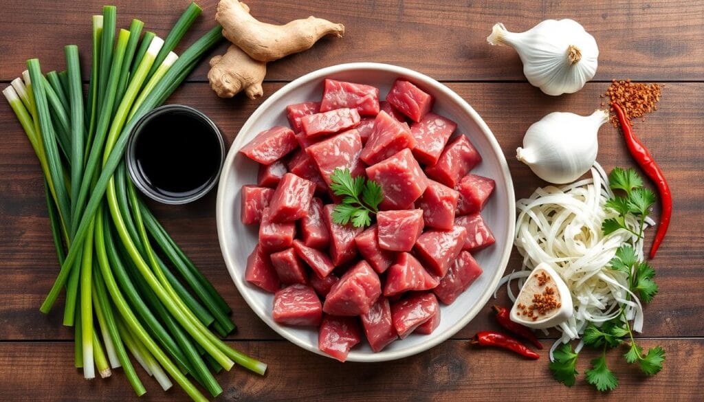 Mongolian Beef recipe Ingredients