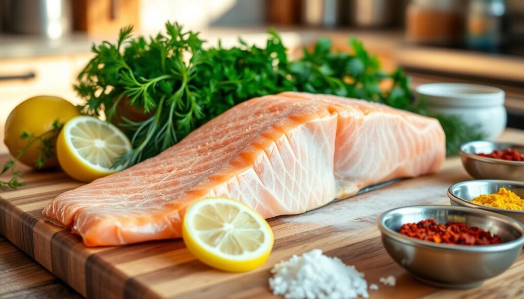 Salmon Fillet Preparation