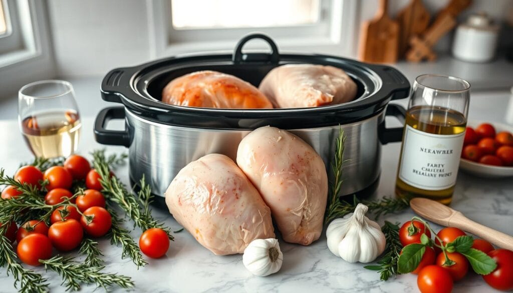 Slow Cooker Marry Me Chicken Preparation