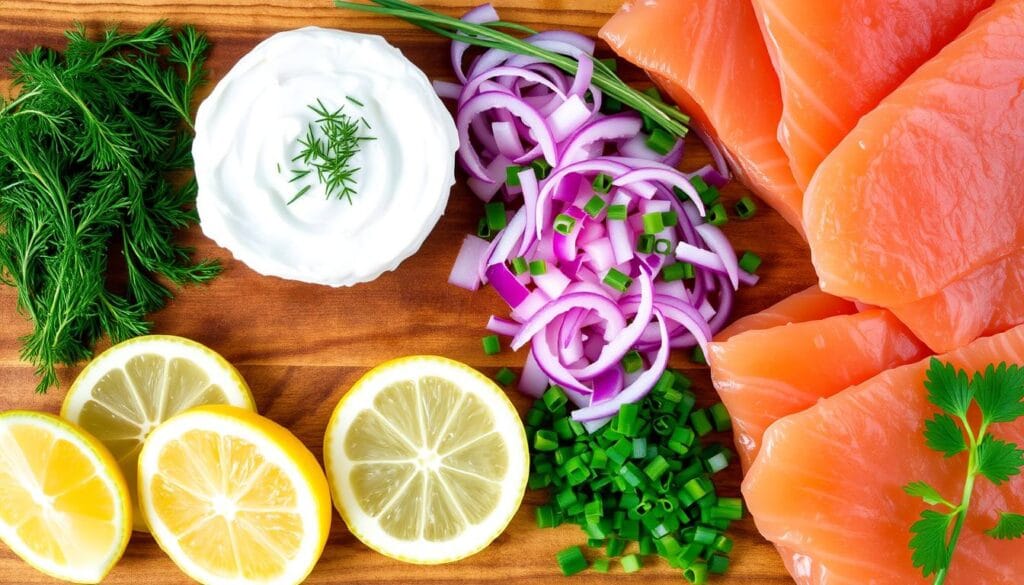 Smoked Salmon Dip Ingredients