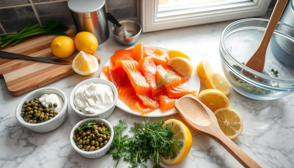 Smoked Salmon Dip Preparation Steps